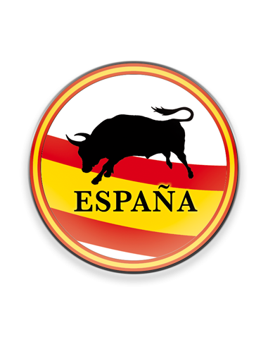 IMAN FRIGO REDONDO ESPAÑA TORO  5 CM