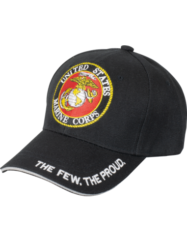 GORRA US MARINES CORPS NEGRA