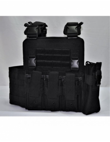 CHALECO TACTICO CONQUER RPC NEGRO