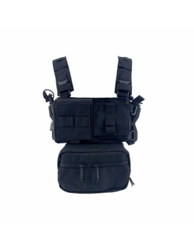CHALECO MINI CONQUER CHEST RIG NEGRO