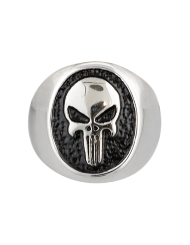 ANILLO ACERO CALAVERA TALLA 20