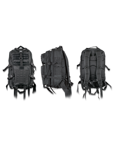 MOCHILA BARBARIC 38L ASALTO NEGRO MOLLE