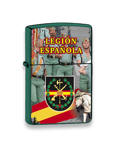 MECHERO LEGION ESPAÑOLA VERDE 3D
