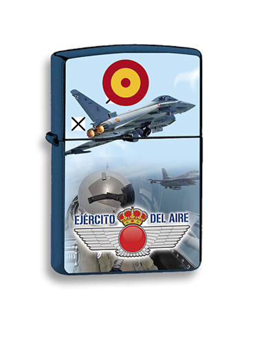 MECHERO EJERCITO DEL AIRE AZUL 3D