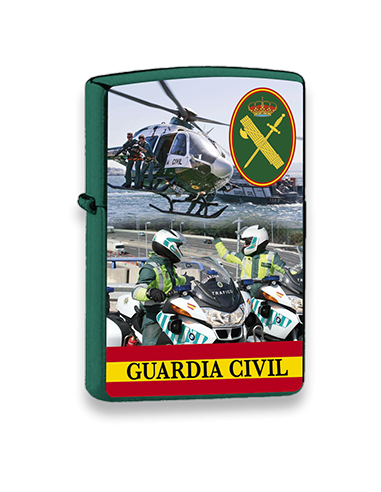 MECHERO VERDE GUARDIA CIVIL 3D