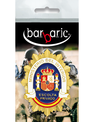 PLACA ESCOLTA PRIVADO PARA CARTERA