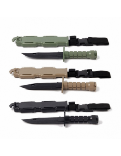 BAYONETA M9 DE GOMA NEGRA