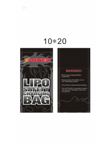 BOLSA BATERIA LIPO ASG IGNIFUGA 10X20