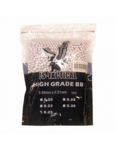 BOLAS JS-TACTICAL 0.25 BLANCAS