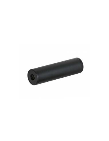 SILENCIADOR NEGRO LISO 100X32 MM