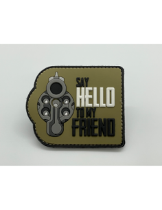 PARCHE PVC 3D REVOLVER SAY...