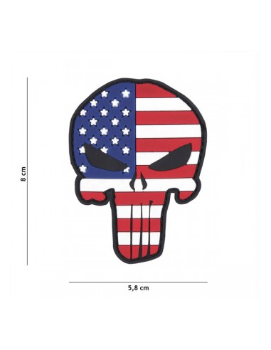 PARCHE PVC 3D PUNISHER USA