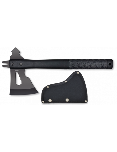 HACHA ALBAINOX NEGRA.FUNDA NYLON 33CM.