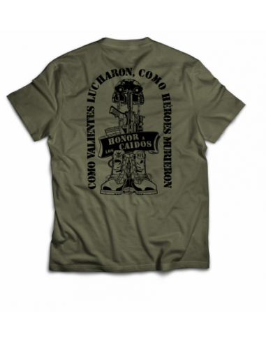 CAMISETA HONOR VERDE MILITAR