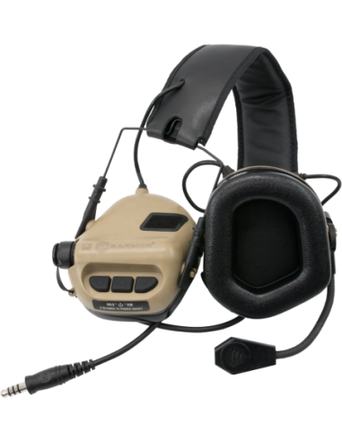 AURICULARES EARMOR TACTICAL M32 PLUS TAN