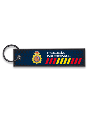 LLAVERO TIRADOR NYLON POLICIA NACIONAL