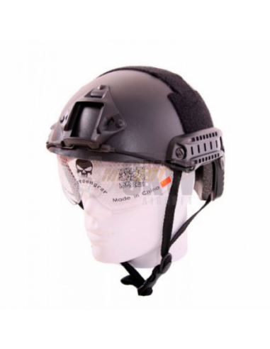CASCO FAST MH CON PANTALLA NEGRO EMERSON
