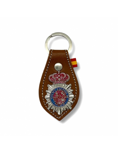 LLAVERO PIEL POLICIA NACIONAL