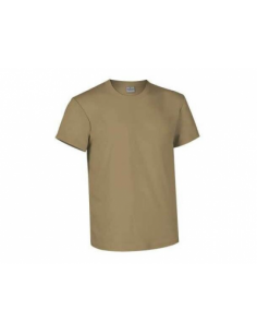 CAMISETA LISA MANGA CORTA TAN