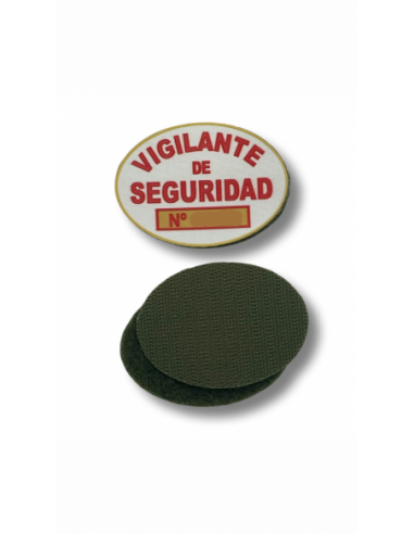 PARCHE VELCRO PLACA VIGILANTE DE...
