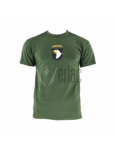 CAMISETA MILITAR AIRBONE VERDE
