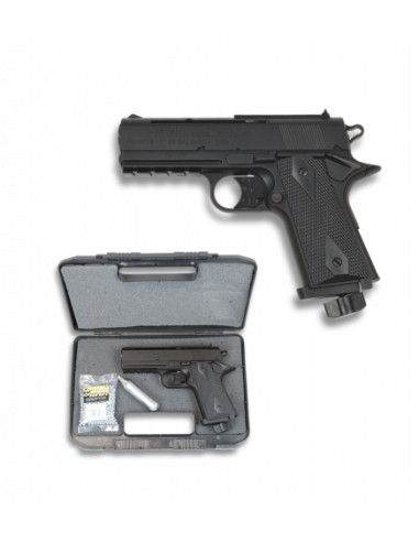PISTOLA CO2. CAL. 4.5 MM.