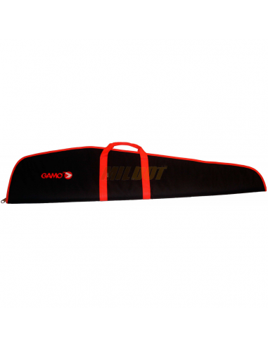 FUNDA GAMO 120CM CON VISOR, NEGRO-ROJO