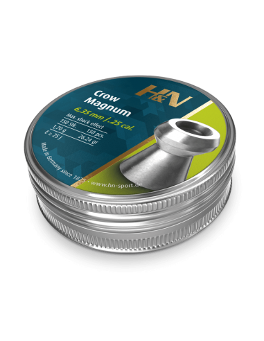 BALIN PLOMO 6,35 H&N CROW MAGNUM