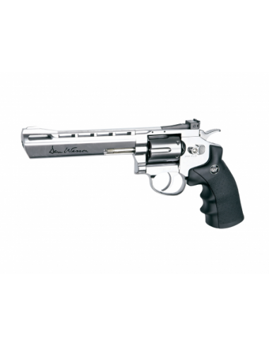 REVOLVER DAN WESSON CO2 6 4.5 MM CROMADO