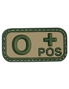 PARCHE PVC GRUPO SANGUINEO O+ 2