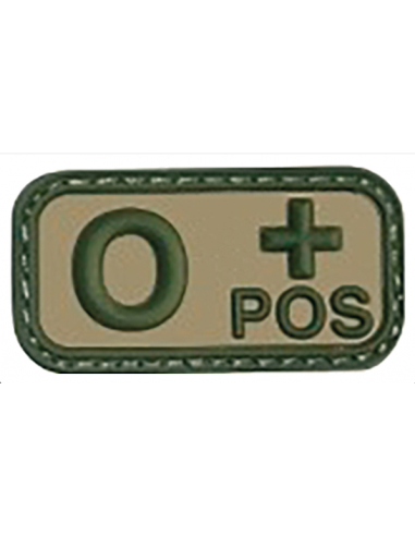 PARCHE PVC GRUPO SANGUINEO O+