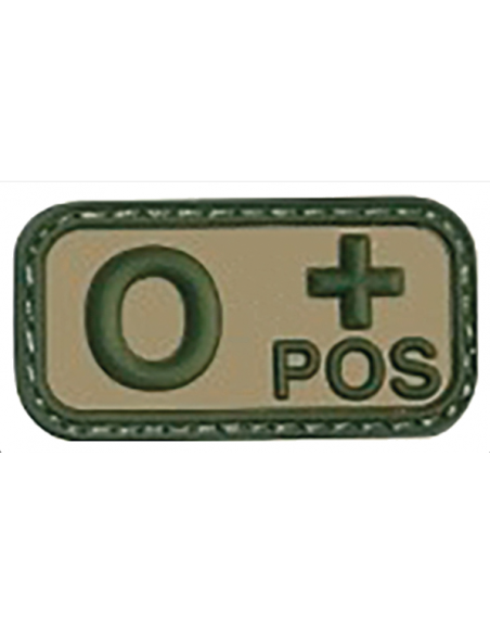 PARCHE PVC GRUPO SANGUINEO O+