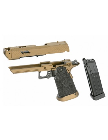 PISTOLA HICAPA CUSTOM GAS BLOW MARRON...