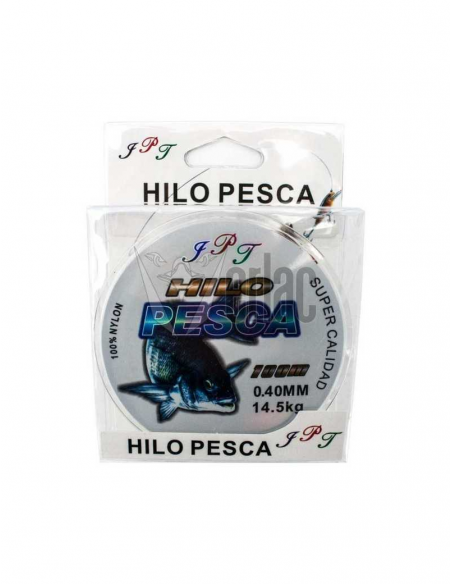 HILO PESCAR 100M 0.40MM TRANSPARENTE