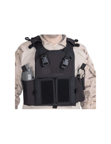 CHALECO TACTICO MK2 DELTA TACTICS NEGRO