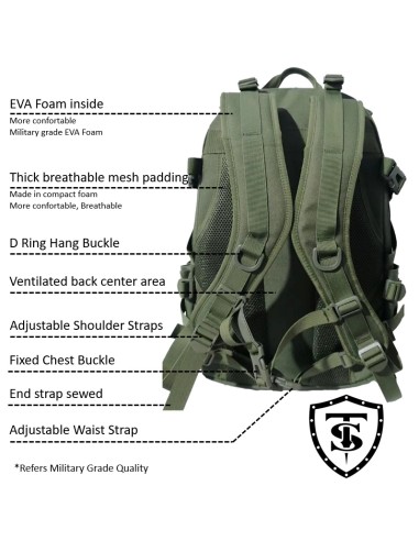 MOCHILA TACTICA RUSH ASSAULT 30...