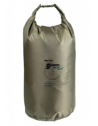 BOLSA ESTANCA MILTEC DRY BAG 25L VERDE