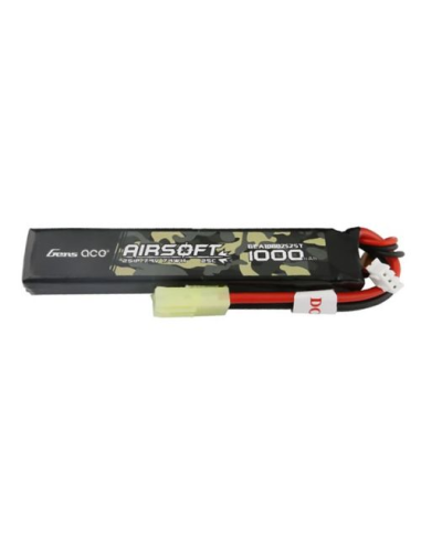 BATERIA LIPO GENS 25C 1000MAH 2S1P 7.4V