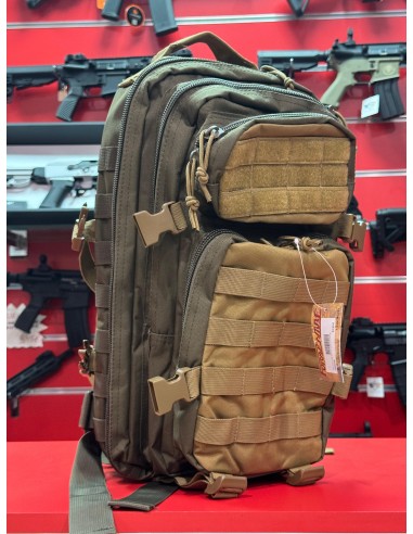MOCHILA 20L MOLLE VERDE-COYOTE