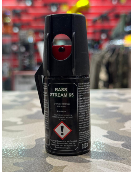 SPRAY PIMIENTA DEFENSA PERSONAL GEL RASS STREAM