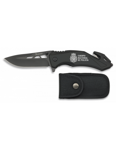 NAVAJA ALBAINOX SEGURIDAD NEGRA. H: 8.8