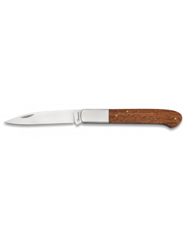 NAVAJA GIRODIA MADERA INOX 8.5 CM