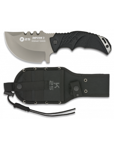 CUCHILLO K25 DEFCON 3. TITANIUM. H: 10