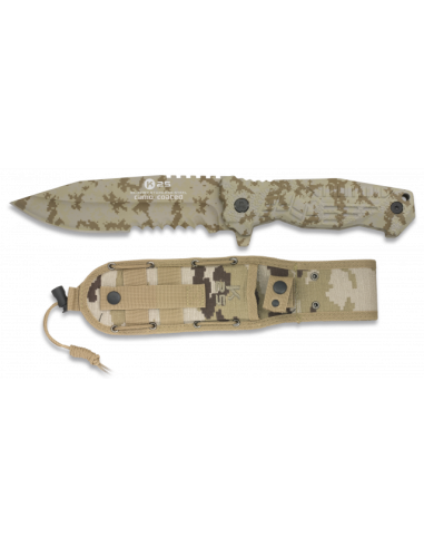 CUCHILLO K25 CAMO.TITANIUM COATED. 14