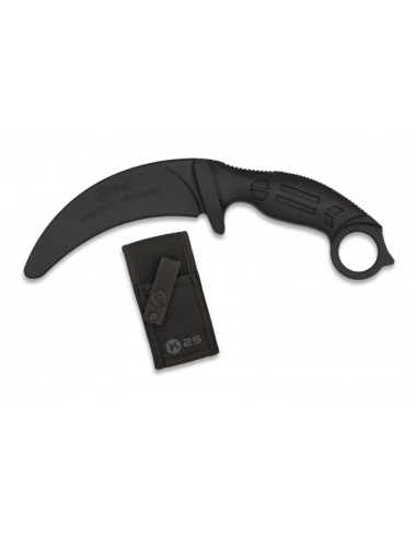 CUCHILLO ENTRENAMIENTO K25 NEGRO. H:10.6