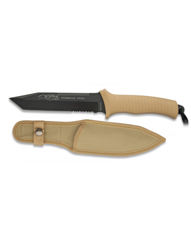 CUCHILLO ALBAINOX. DUNA. COYOTE. H: 15