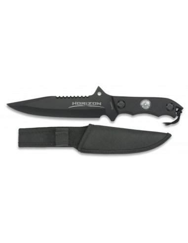 CUCHILLO ALBAINOX HORIZON NEGRO. HOJA:18