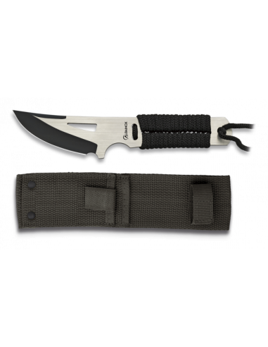 CUCHILLO ALBAINOX NEGRO/SATIN. TOTAL 19