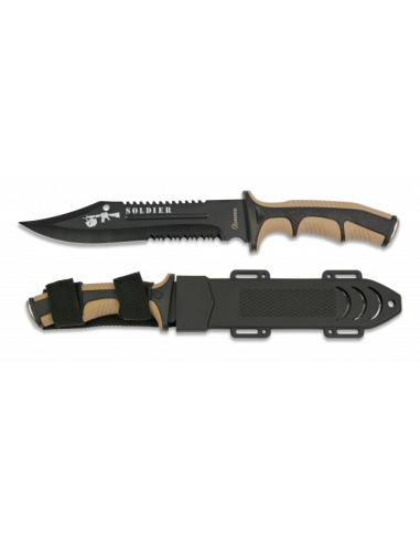 CUCHILLO ALBAINOX SOLDIER COYOTE. H: 19