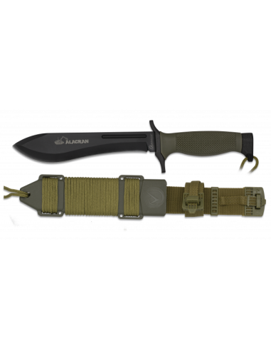 CUCHILLO ALBAINOX ALACRAN NEGRO. H: 18